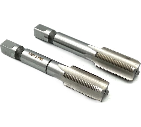 Изображение товара Машинно-ручной метчик TORNERI М20х1.5 комплект из 2-х штук Р6М5 019808