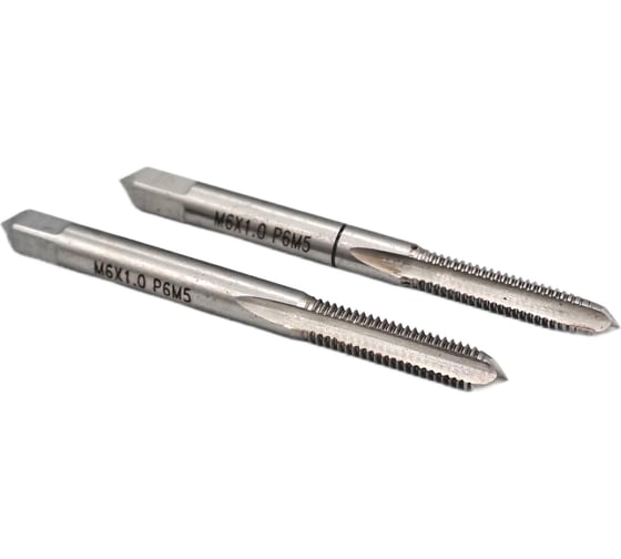 Изображение товара Машинно-ручной метчик TORNERI М 6х1 комплект из 2-х штук Р6М5 011811