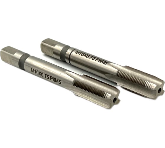 Изображение товара Машинно-ручной метчик TORNERI М10х0.75 комплект из 2-х штук Р6М5 035261