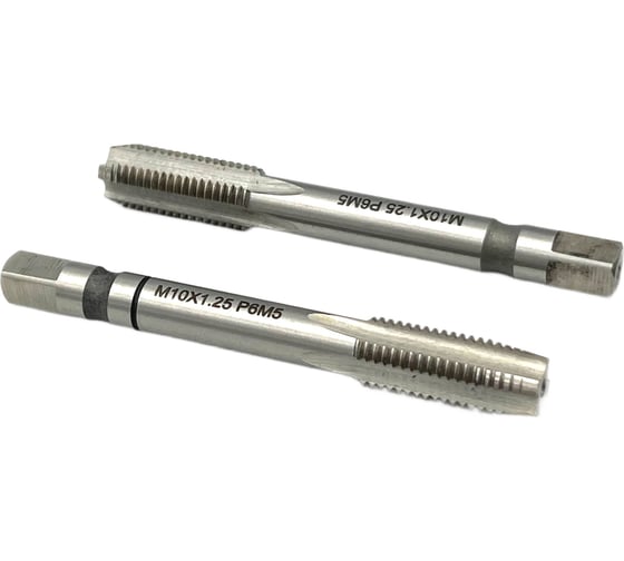 Изображение товара Машинно-ручной метчик TORNERI М10х1.25 комплект из 2-х штук Р6М5 019798