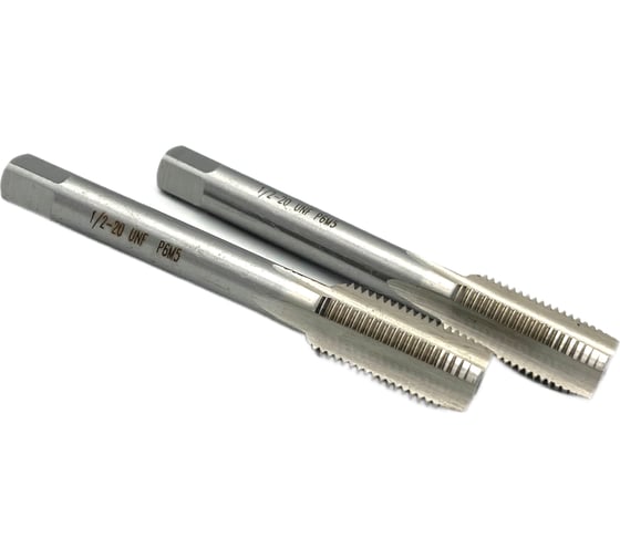 Изображение товара Дюймовый метчик TORNERI UNF 1/2" 20 нитей Р6М5 комплект из 2-х штук 035391