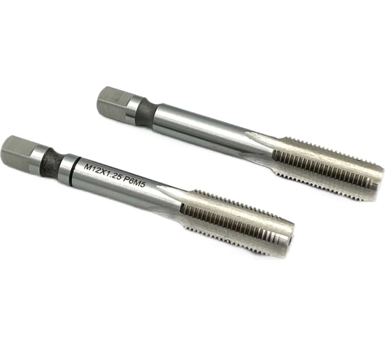 Изображение товара Машинно-ручной метчик TORNERI М12х1.25 комплект из 2-х штук Р6М5 019799
