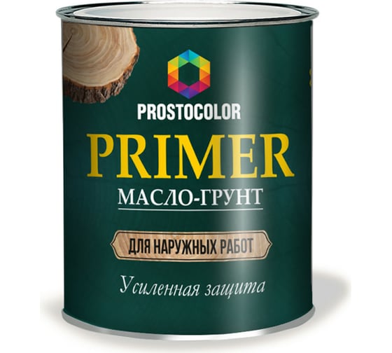 Изображение товара Масло-грунт для наружных работ ПРОСТОКОЛОР PRIMER 0,75 л 95777