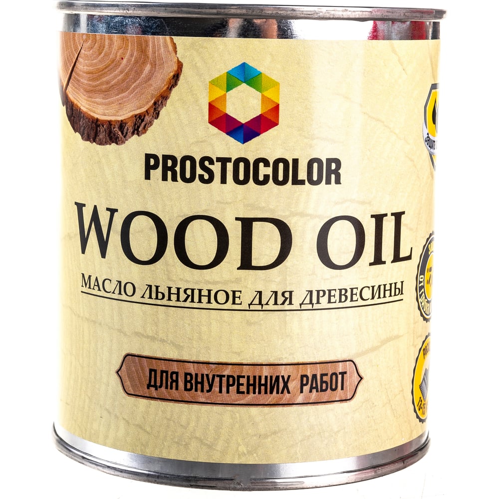 Льняное масло для древесины ПРОСТОКОЛОР льняное техническое нерафинированное масло биаск