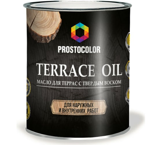 Изображение товара Масло для террас PROSTOCOLOR орех, 0,75л 101150
