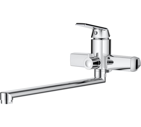 Изображение товара Полимерный универсальный смеситель для ванны, хром OneLife P02-211cr