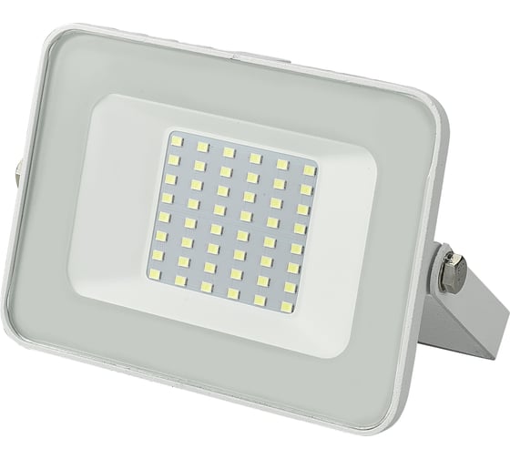 Изображение товара Светодиодный прожектор General Lighting Systems 50Вт 3550Лм 6500К Холодный белый свет IP65 Белый GTAB-50BT-IP65-6500-W 403127