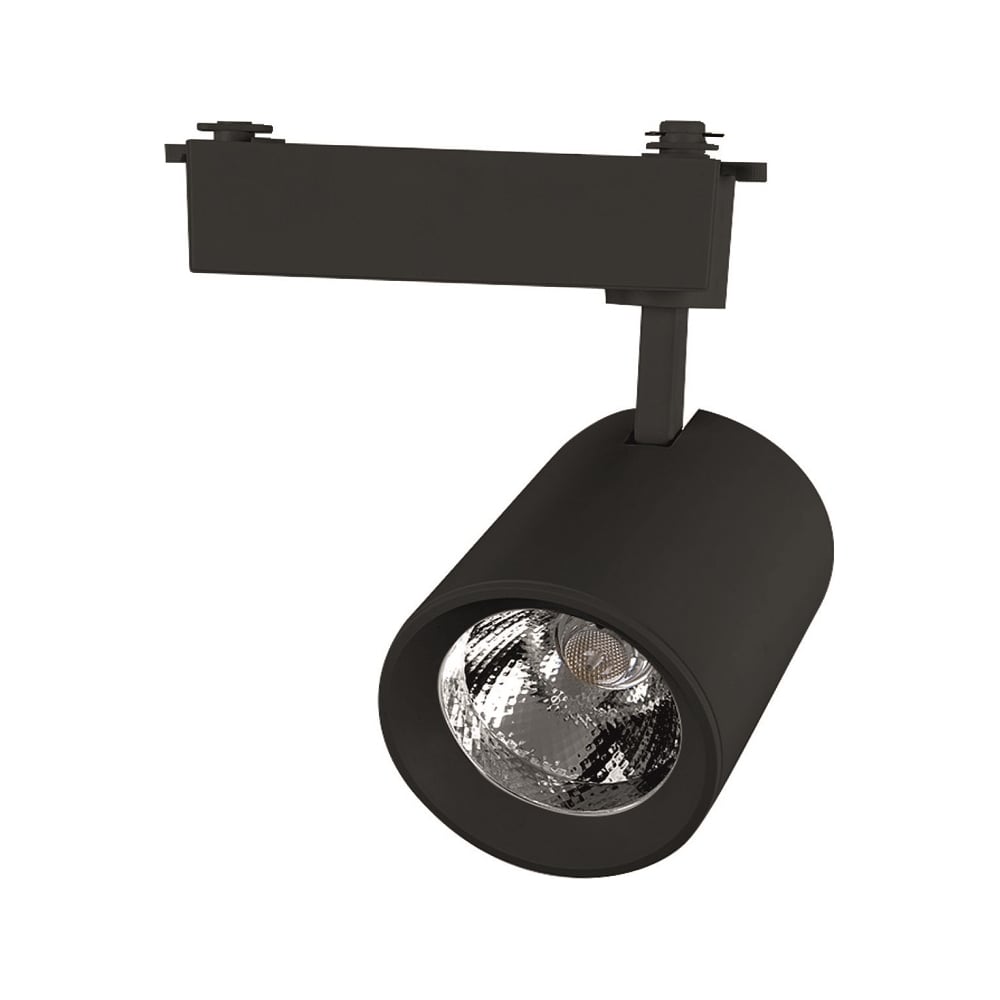 фото Трековый светильник general lighting systems 15 вт 1 фаза gtr-15-1-ip20-b черный 580023