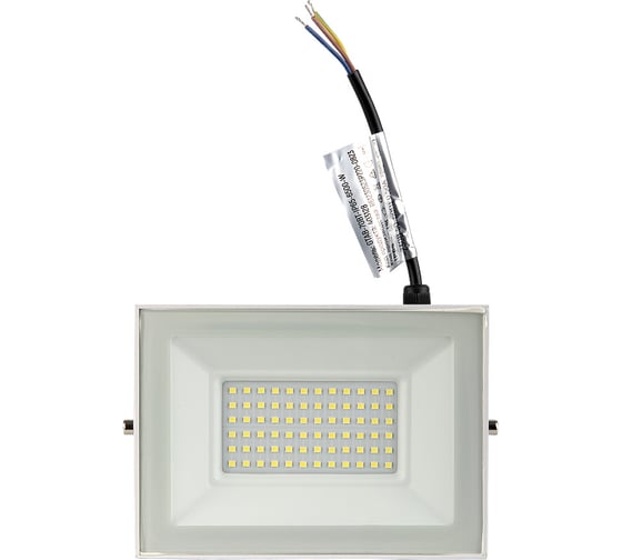 Изображение товара Светодиодный прожектор General Lighting Systems 70Вт 5150Лм 6500К Холодный белый свет IP65 Белый GTAB-70BT-IP65-6500-W 403128