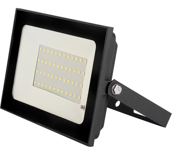 Изображение товара Светодиодный прожектор с микроволновым датчиком General Lighting Systems 50Вт 2310Лм 6500К Холодный белый свет IP65 Черный GTAB-50-IP65-6500-S 403700