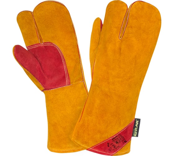 Изображение товара Трехпалые краги сварщика 2Hands р. 10.5 Т3-11-ru Siberia