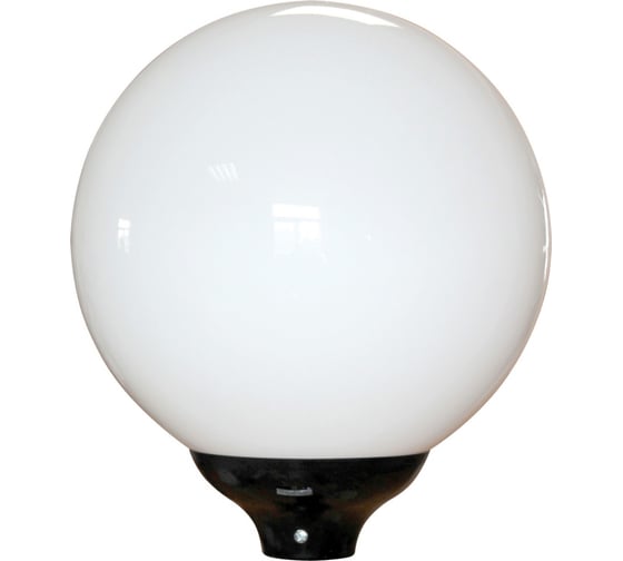Изображение товара Светильник ЭЛЕТЕХ Шар 400 Б НТУ 06-200-01 опал/корпус Б175 конический черный ИУ 1030480090