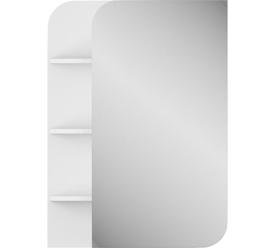 Изображение товара Зеркало-шкаф Uncoria Лина 50 см полки слева белое 65017