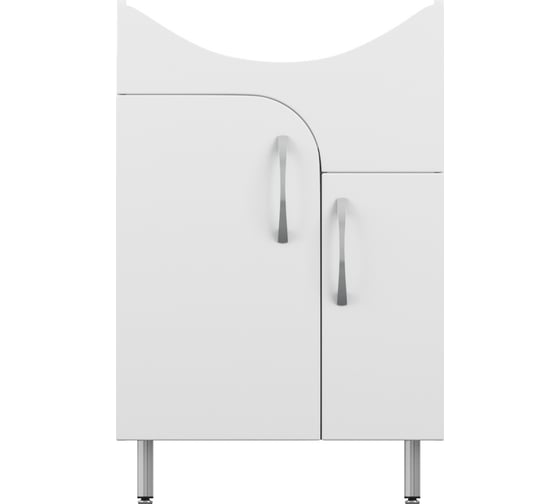 Изображение товара Тумба Uncoria Лина под умывальник Уют 55 см на ножках белая 55514