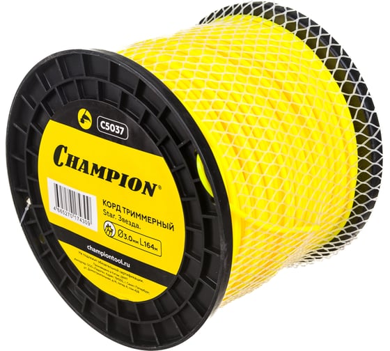 Изображение товара Корд триммерный Star 3.0 мм, 164 м CHAMPION C5037