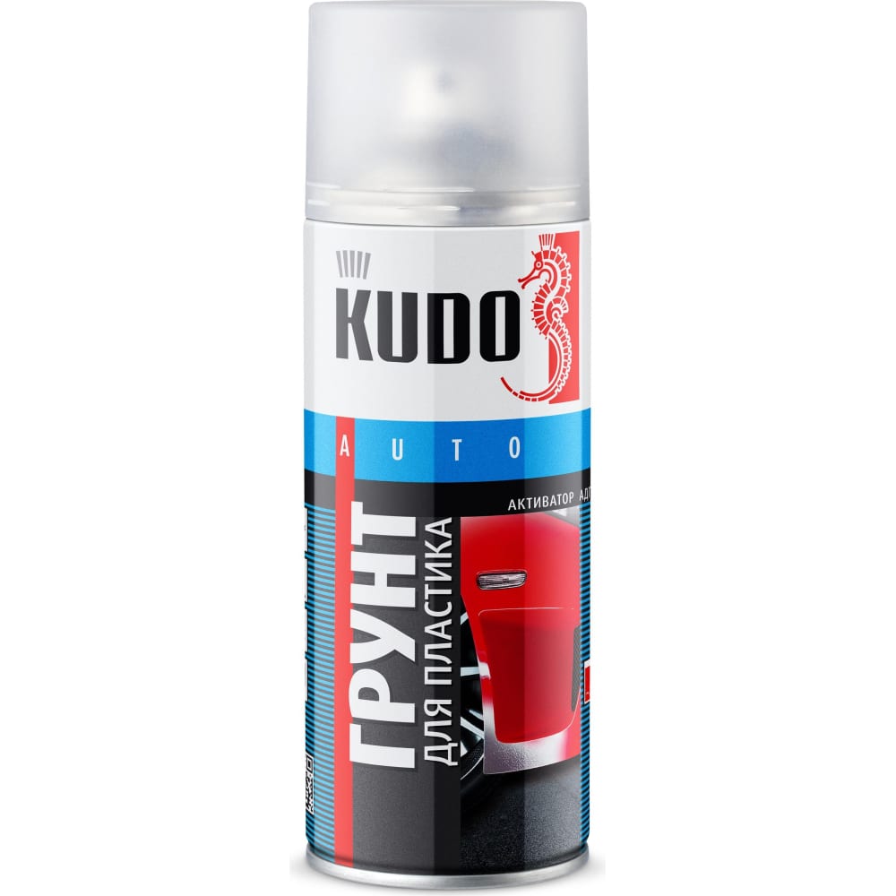 Грунт для пластика KUDO восстановитель чернитель резины резины и пластика plex