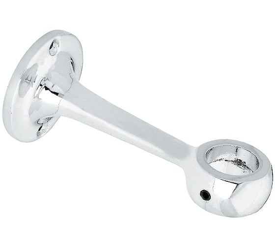 Изображение товара Крепление трубы к стене проходное усиленное Zitar, хром, 1 шт. 127438