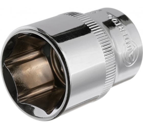 Изображение товара Головка шестигранная (22 мм; 1/2"; Cr-V) INTERTOOL ET-0022