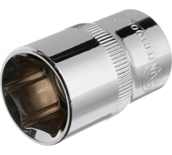 Изображение товара Головка шестигранная (18 мм; 1/2"; Cr-V) INTERTOOL ET-0018