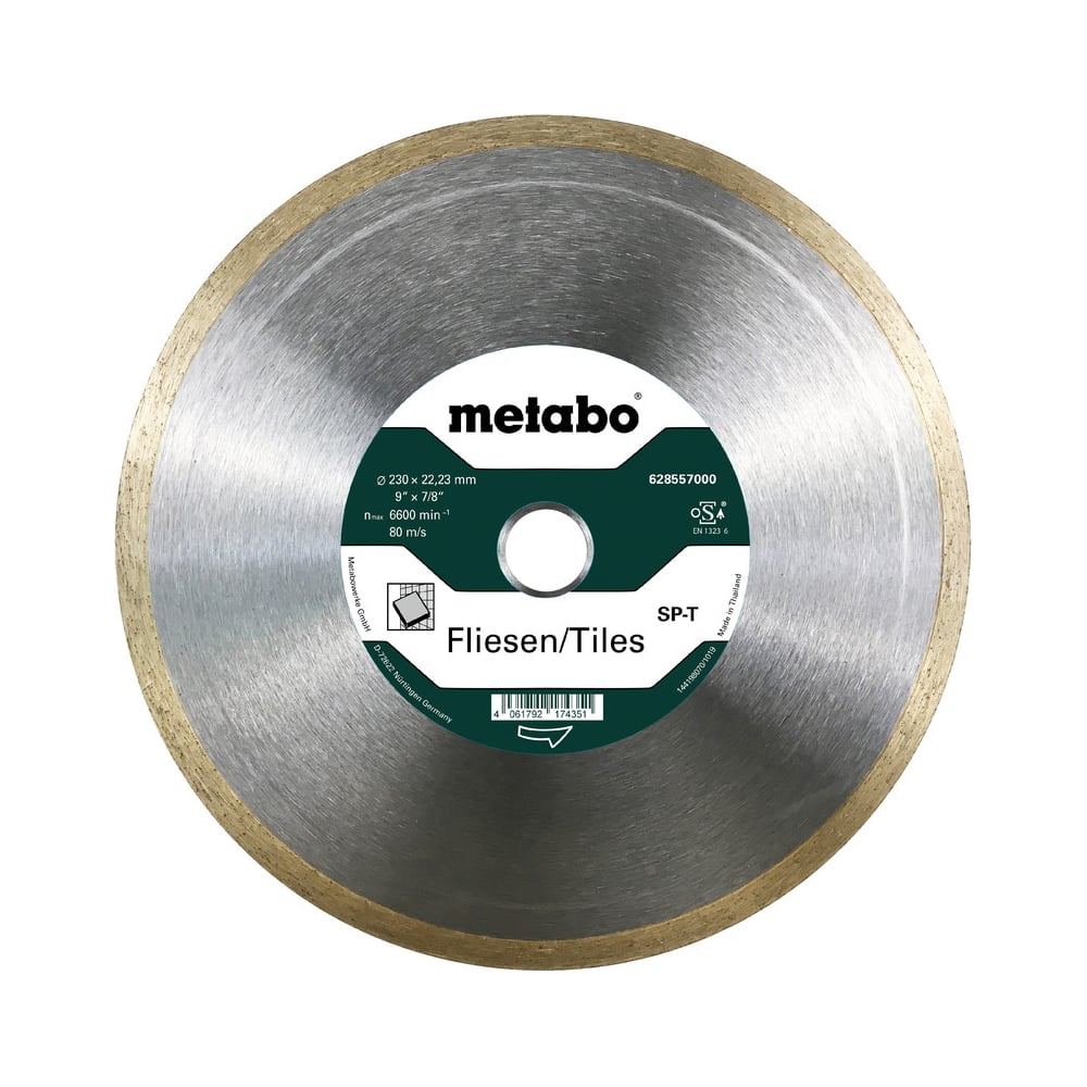 Сплошной круг алмазный по плитке Metabo алмазный диск по керамической плитке messer