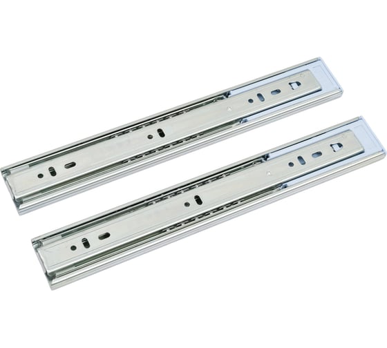 Изображение товара Шариковые направляющие полного выдвижения с доводчиком Lemax prof 45/300 мм, сталь DM45-300-DF