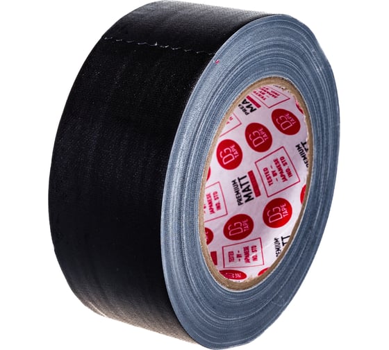 Изображение товара Клейкая лента DGTAPE MATT - Гаффа тейп 50мм/25м - Черный MATT50050/25/B