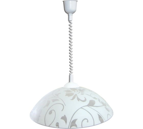 Изображение товара Светильник ЭЛЕТЕХ Эрика 410 НСБ 72-60 М52 матовый белый, лифт белый 1005159637