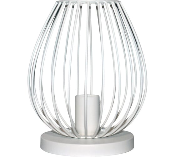 Изображение товара Светильник ЭЛЕТЕХ Шалот ННБ 63-60-008 белый муар, шнур белый 1005301187