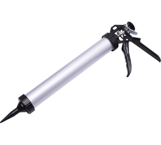 Изображение товара Закрытый профессиональный пистолет для герметика HARDEN алюминиевый корпус, 600 мл 620419