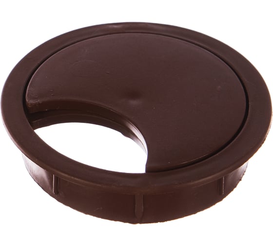 Изображение товара Розетка для компьют. стола Tech-Krep/Zitar коричневая 1 шт. 146565