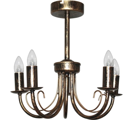 Изображение товара Светильник ЭЛЕТЕХ Рустика 253 бронза НСБ 01-5х60-123 Е14 ИУ 1005404246