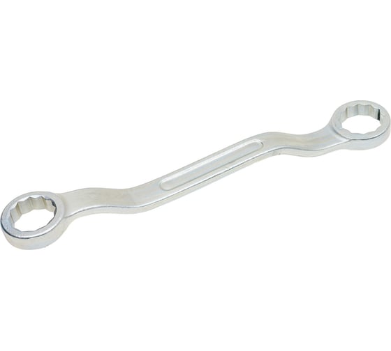 Изображение товара Ключ КЗСМИ КГН-50х55 накидной двусторонний коленчатый ТУ ст.40Х оцинкованный 51335217