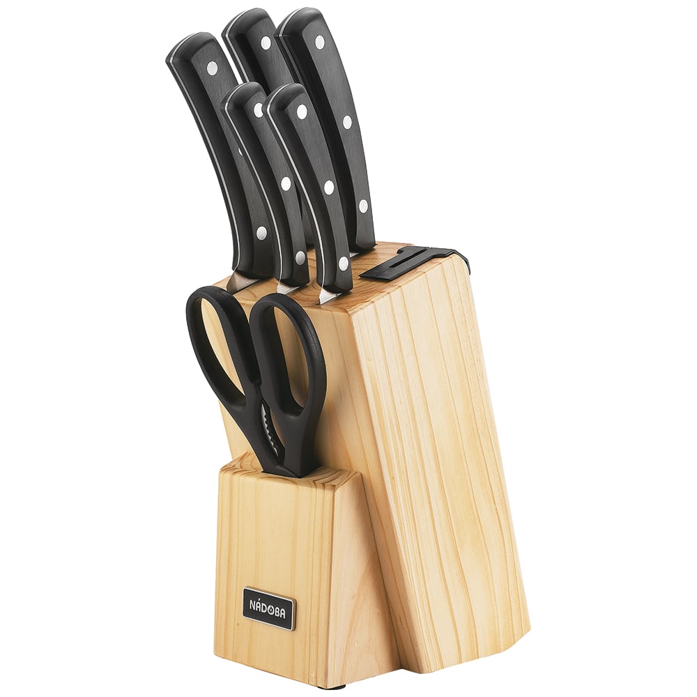 Набор кухонных ножей NADOBA нож разделочный nadoba haruto 21 см