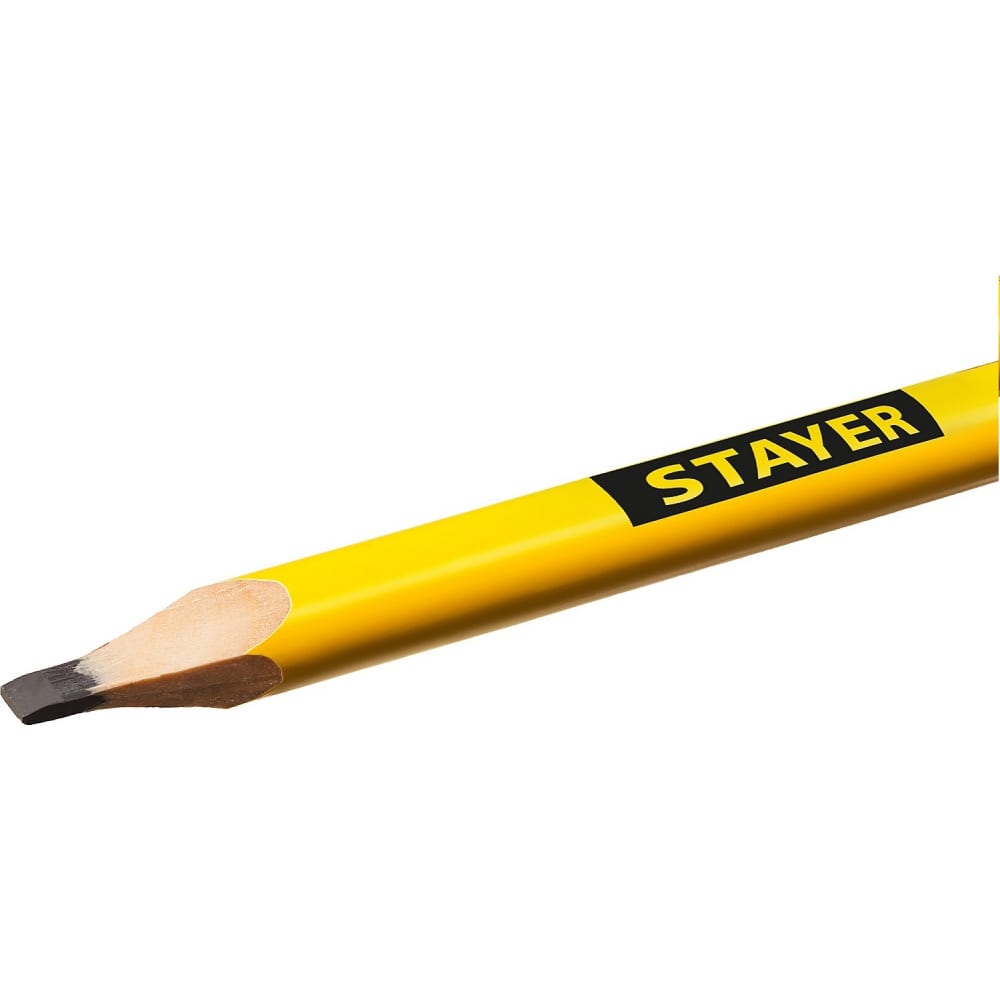 Строительный карандаш STAYER карандаш чернографитный нв вечный розовый calligrata