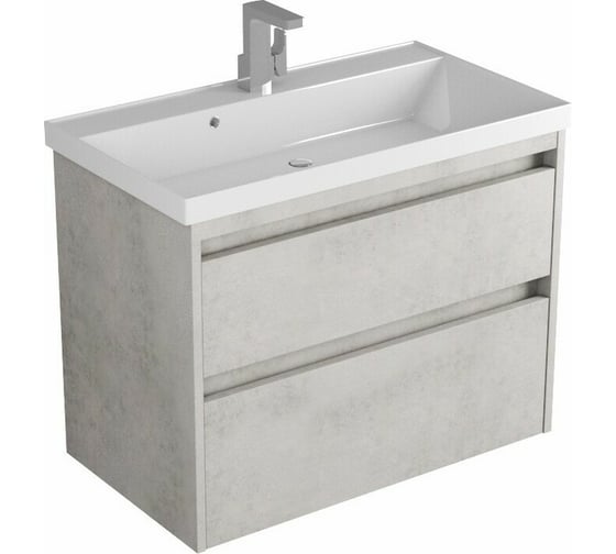 Изображение товара Тумба Veneciana MUSKAT 80 светлый камень под умывальник Classic 80 58006