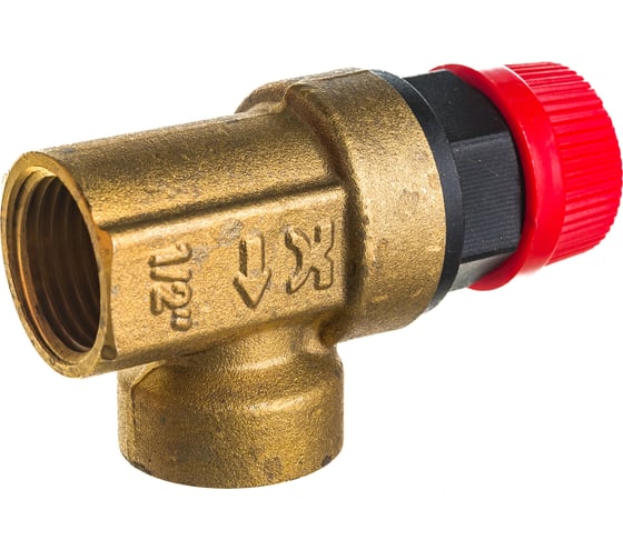 Изображение товара Предохранительный клапан IVANCI нерегулируемый, внутренняя резьба, 6 бар, 1/2" IVC.105490.N.05