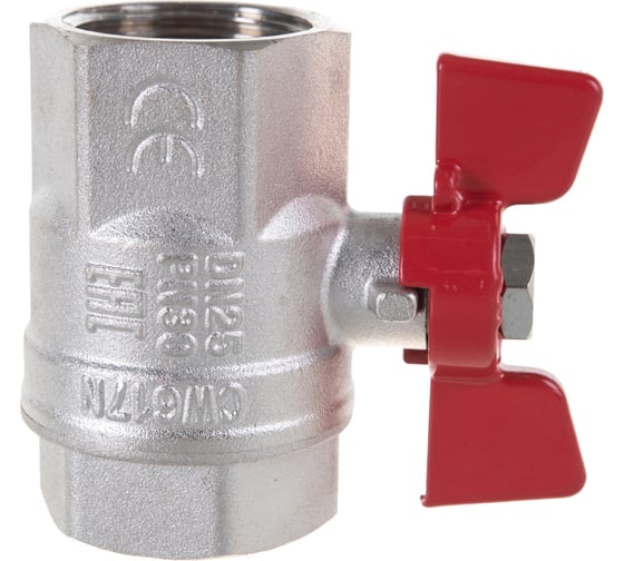 Изображение товара Шаровый кран IVANCI Superior ручка-бабочка, внутренняя-внутренняя резьба 1" IVC.100217.N.05