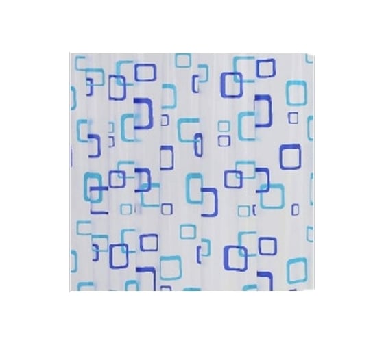 Изображение товара Штора для ванных комнат RIDDER Retro синий/голубой 130380