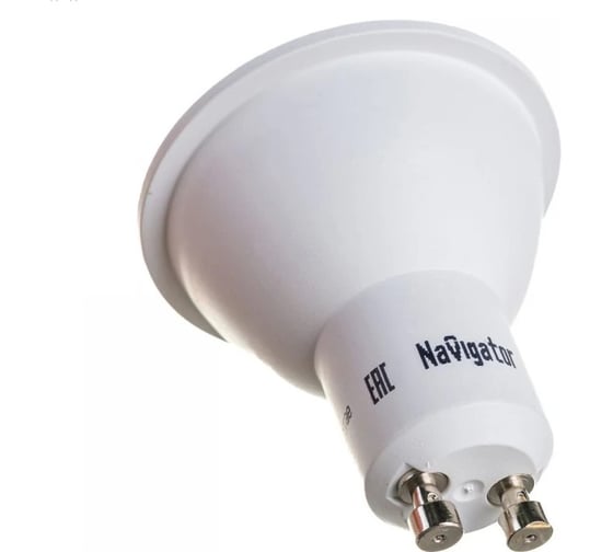 Изображение товара Лампа Navigator LED, 5ВТ, 230В, GU10, белый 94130