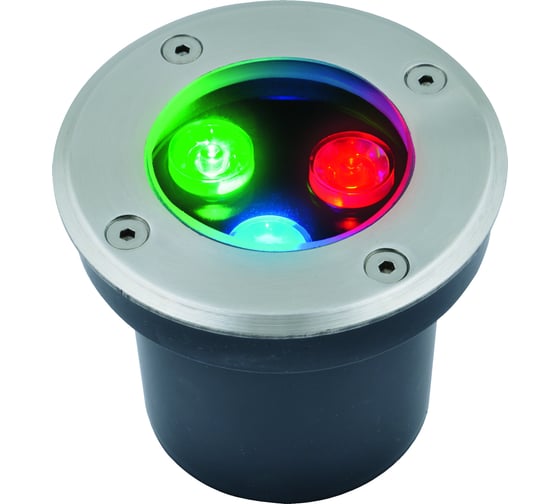 Изображение товара Светодиодный уличный светильник Uniel ULU-B10A-3W/RGB IP67 GREY UL-00006818