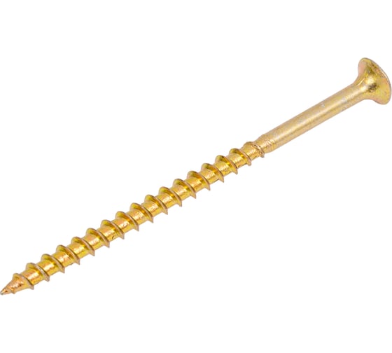Изображение товара Саморез по дереву Dr. Bronz острый, желтый цинк, 4.2x75 мм, 2 кг JC7520