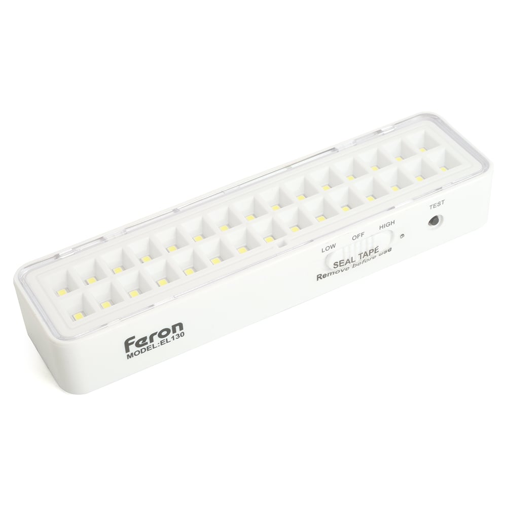 Изображение товара Светильник аккумуляторный FERON One, 30LED DC, белый, EL130, 48987
