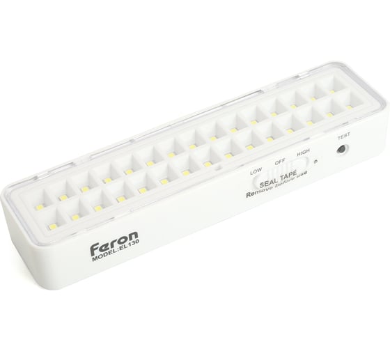 Изображение товара Светильник аккумуляторный FERON One, 30LED DC, белый, EL130, 48987