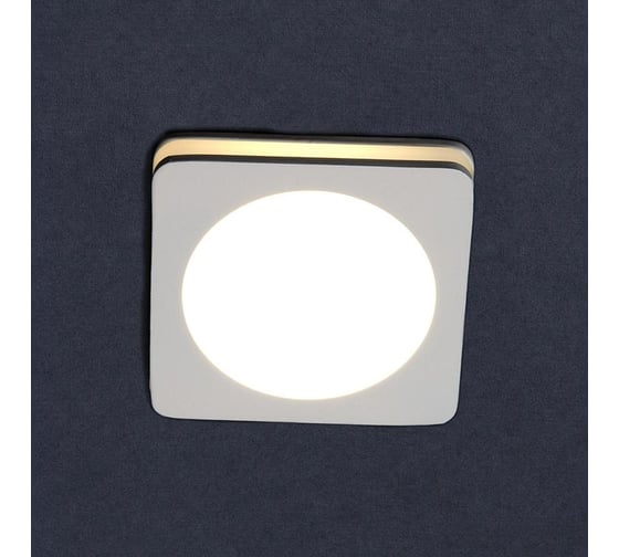 Изображение товара Светильник светодиодный встраиваемый General Lighting Systems 7Вт, 620Лм, 4500К,Нейтральный белый свет, Квадрат, Белый GLP-DECO-S2-7BT-IP40-4-W 412375