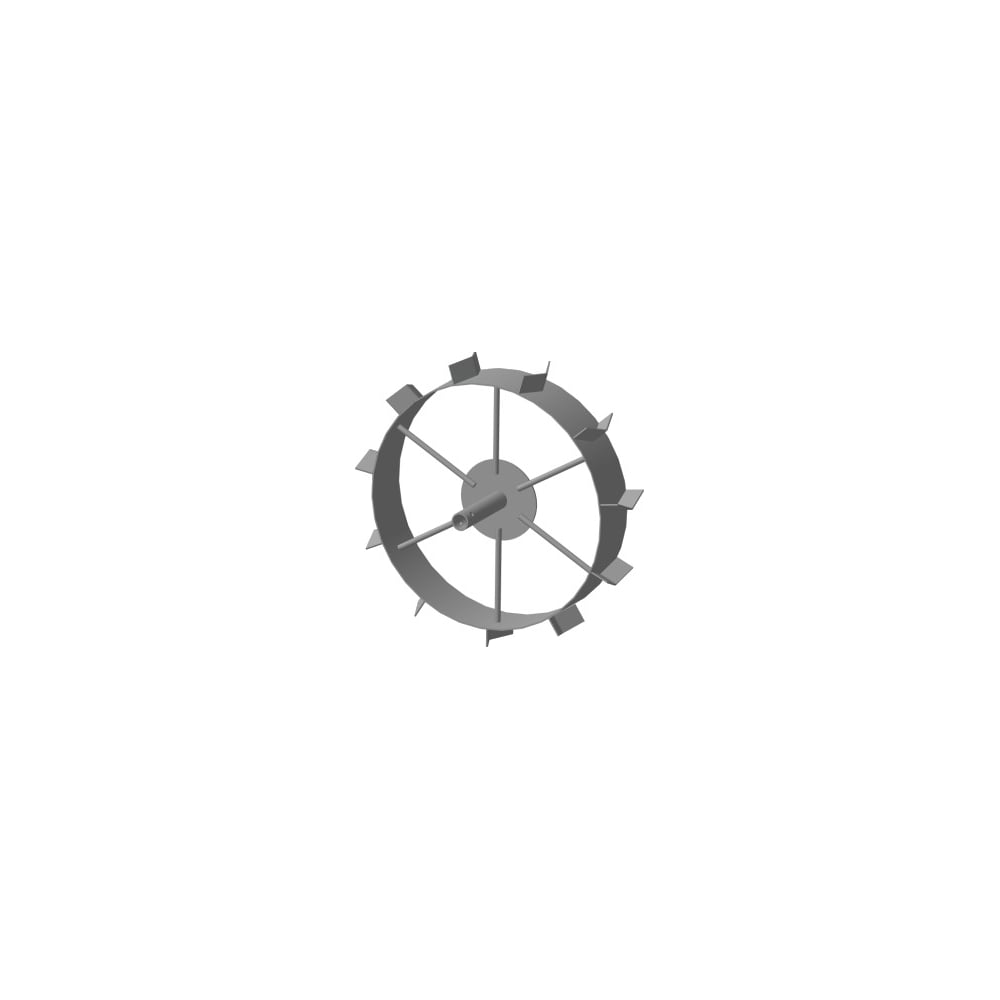 Самоочищающиеся грунтозацепы для Ока/Каскад/Нева FORZA колесо полиуретановое d 340 мм ступица диаметр 20 мм длина 89 мм