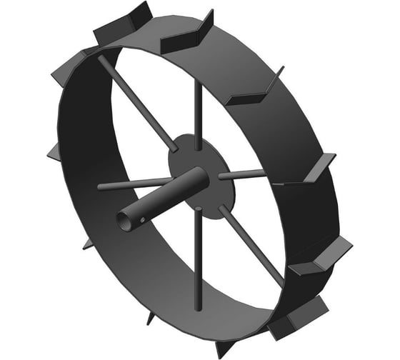 Изображение товара Грунтозацепы вал 30 мм. для окучивания 585х120 мм. втулка 180 мм. сплошной обод FORZA 01.01.18ГМБ30.585.120