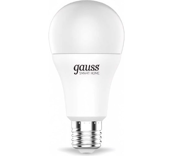 Изображение товара Умная лампа Gauss Smart Home A60 E27 10W 1055lm 2700-6500К RGBW +диммирование LED 1180112