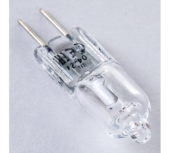Изображение товара Галогенная лампа АКЦЕНТ JC, 12В, 20W, G4, капсульная, прозрачная 4606400204183