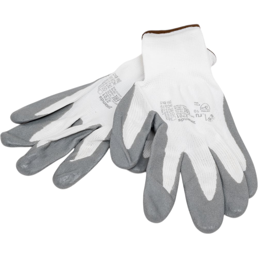 Изображение товара Перчатки 2Hands нейлон нитриловое покрытие для плотников летние, L, 270 мм