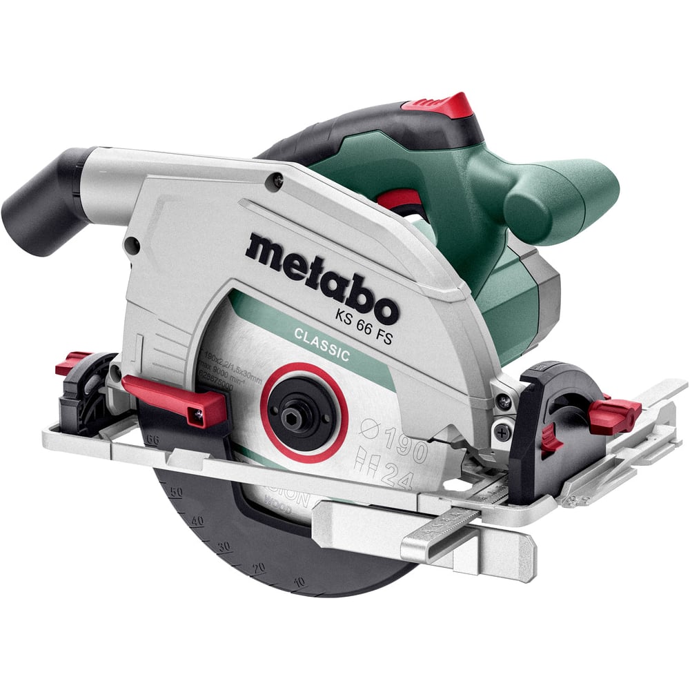 фото Дисковая пила metabo ks 66 fs 601066000